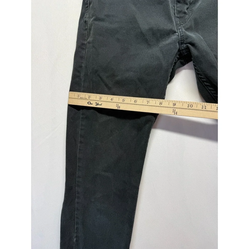 Levi's‎ 510 Jeans Mens 30x32 Black Dark Wash Denim Cotton Mid Rise Skinny Leg